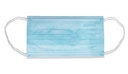 CUBREBOCA TRES PLIEGOS CON ELASTICO NO ESTERIL C/50 PZAS AZUL AMBIDERM