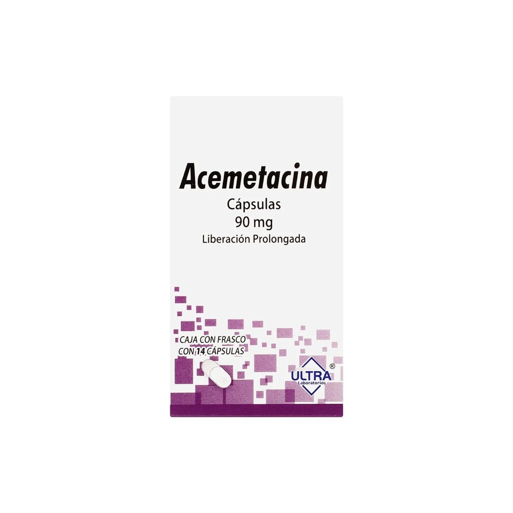 ACEMETACINA 90 MG C/14 CAP LP LAB ULTRA