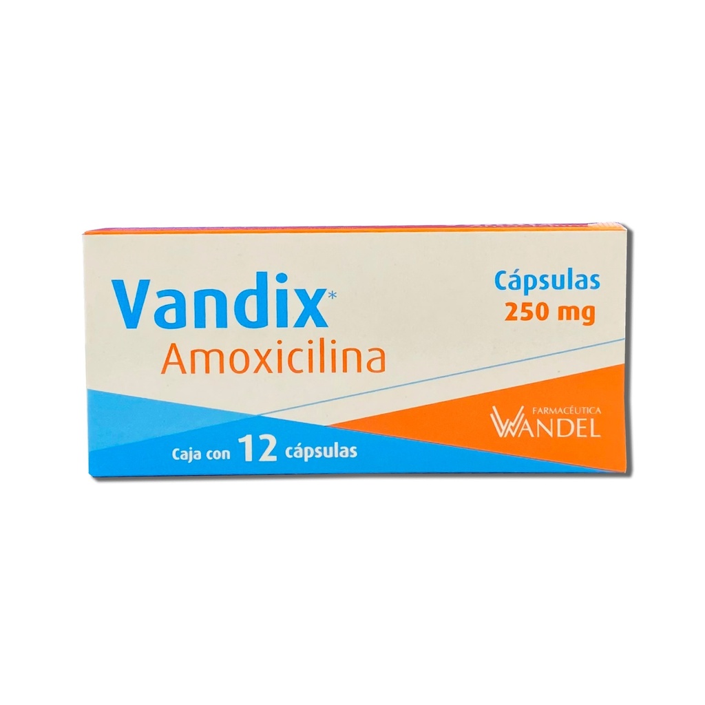 AMOXICILINA 250MG C/12 CAP VANDIX LAB WANDEL