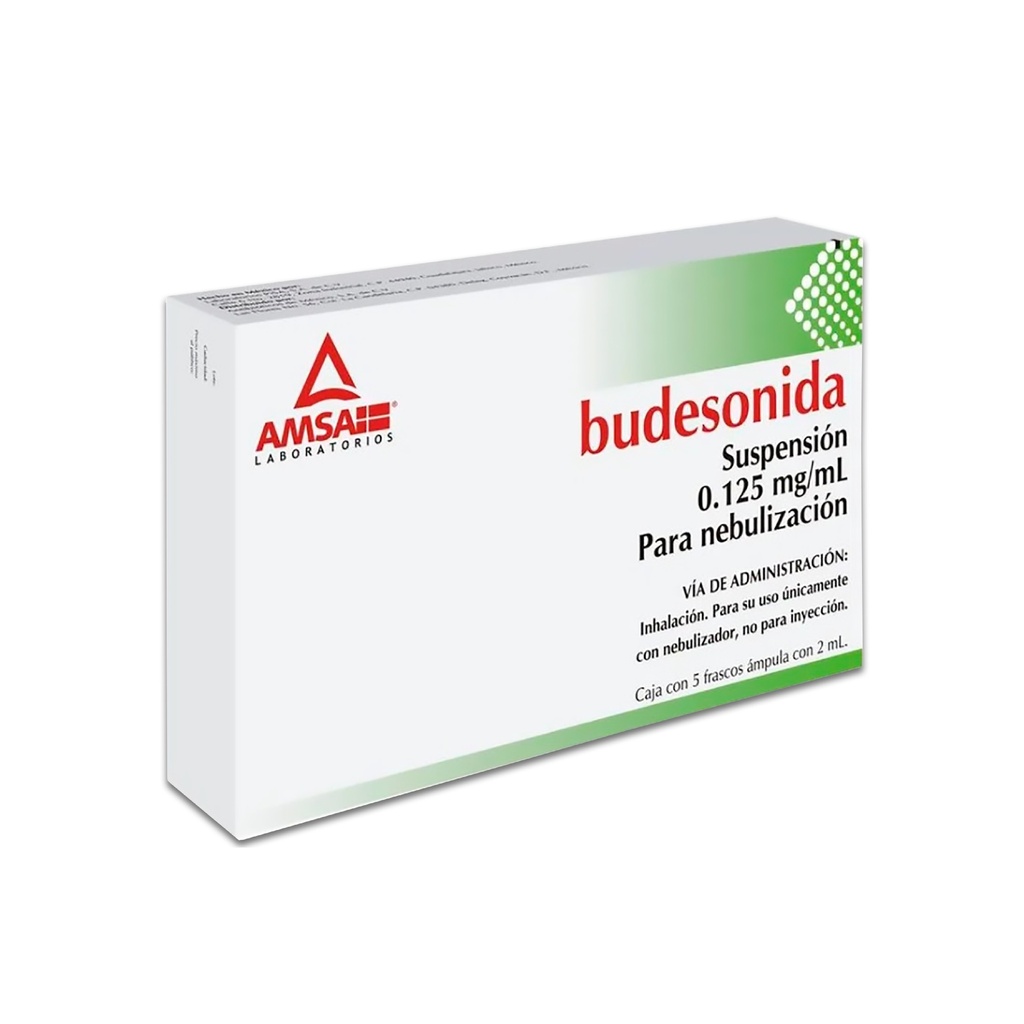 [154] BUDESONIDA SUSP P/NEBULIZAR 0.500 MG/2 ML C/5 AMP (0.250 MG/ML) LAB AMSA (PULMICORT)