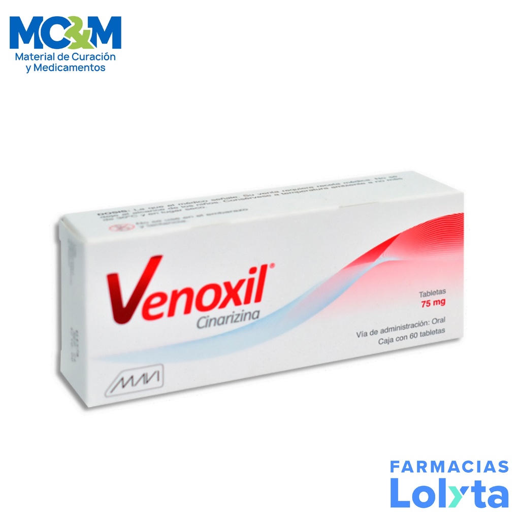 CINARIZINA 75 MG C/60 TAB VENOXIL LAB MAVI