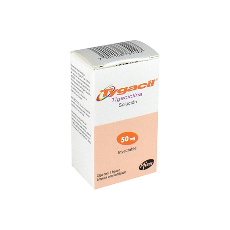 [240] TYGACIL SOL INY 50MG C/1 FRASCO AMP TIGECICLINA LAB PFIZER