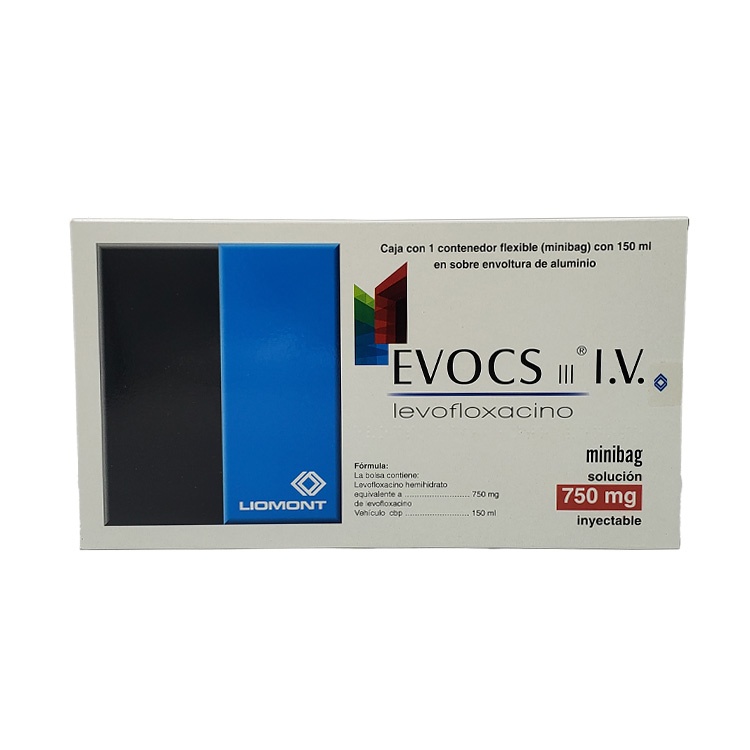 EVOCS III I.V. SOL INY 750 MG/150 ML LEVOFLOXACINO LAB LIOMONT