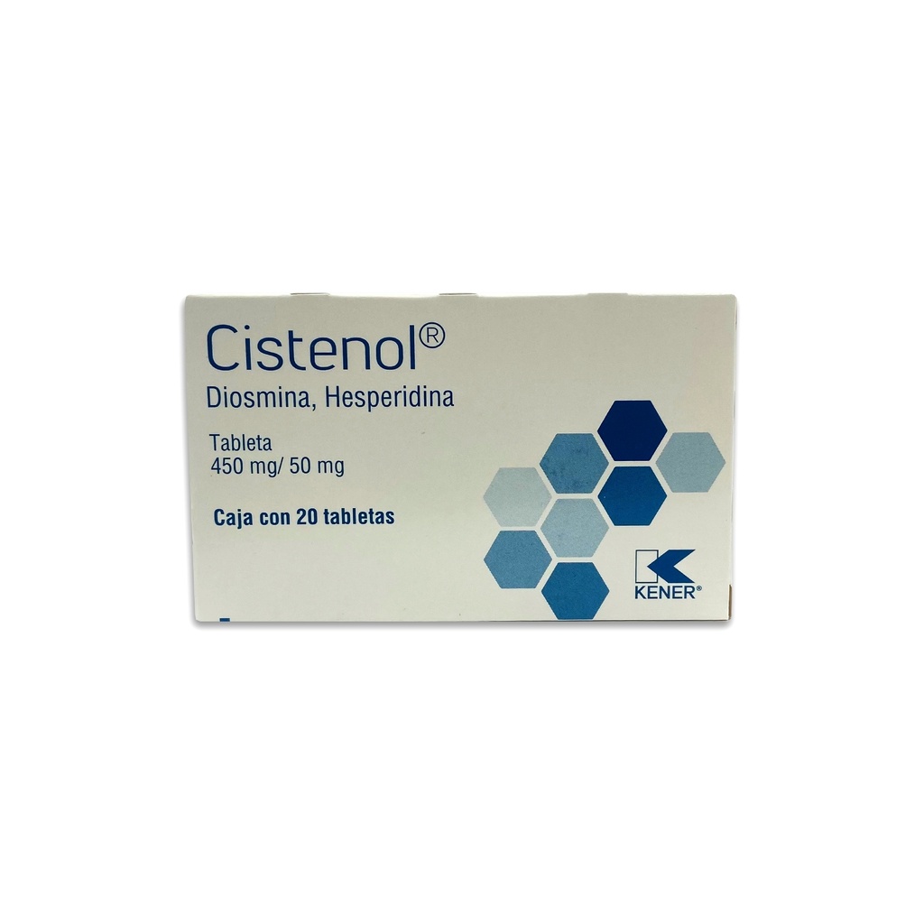 DIOSMINA HESPERIDINA 450/50 MG C/20 TAB CISTENOL LAB KENER