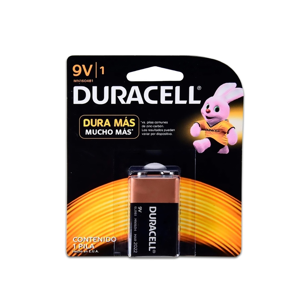 DURACELL MN PILA 9V C/1