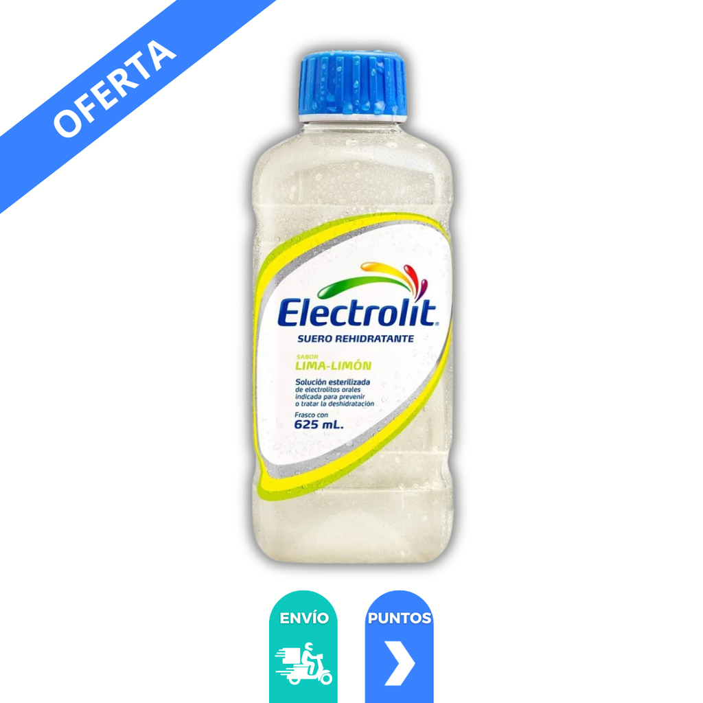 ELECTROLIT SUERO ORAL LIMA LIMON 625 ML PISA