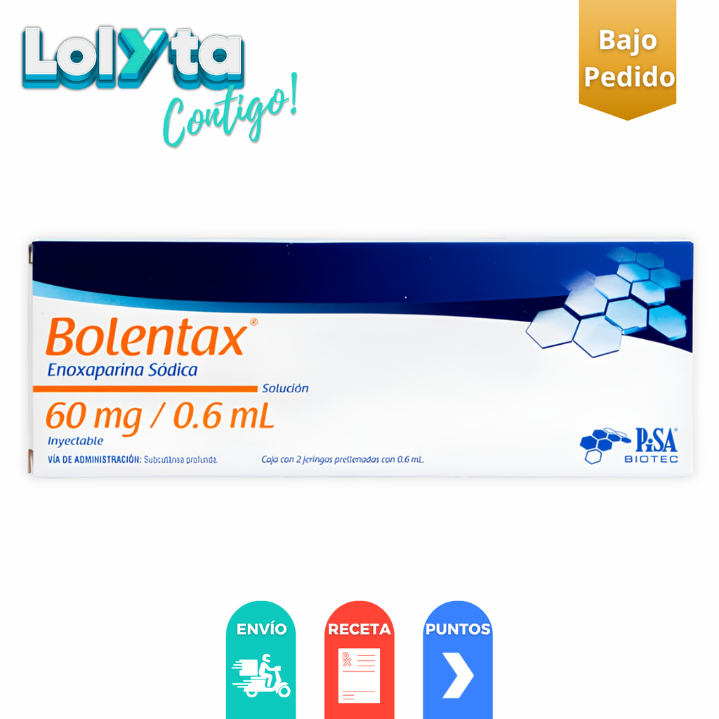 [359] ENOXAPARINA SODICA SOL INY 60 MG/0.6 ML C/2 JERINGAS PRELLENADAS BOLENTAX LAB PISA