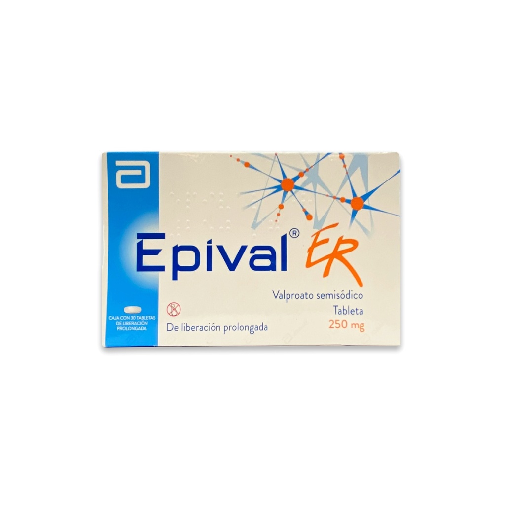 EPIVAL ER 250 MG C/30 TAB VALPROATO SEMISODICO LAB ABBOTT