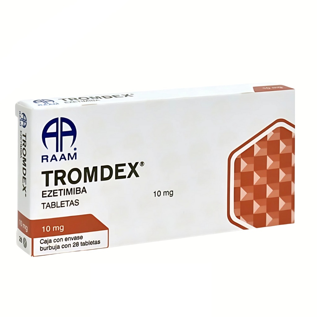 EZETIMIBA 10 MG C/28 TAB TROMDEX LAB RAAM