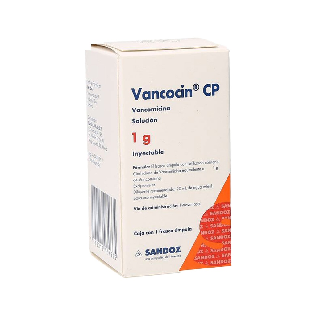 [379] VANCOCIN CP SOL INY 1 G VANCOMICINA LAB SANDOZ