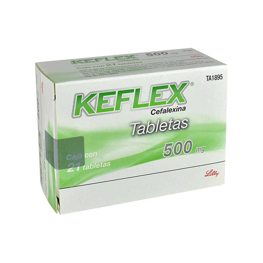 KEFLEX 500 MG C/21 TAB CEFALEXINA LAB LILLY