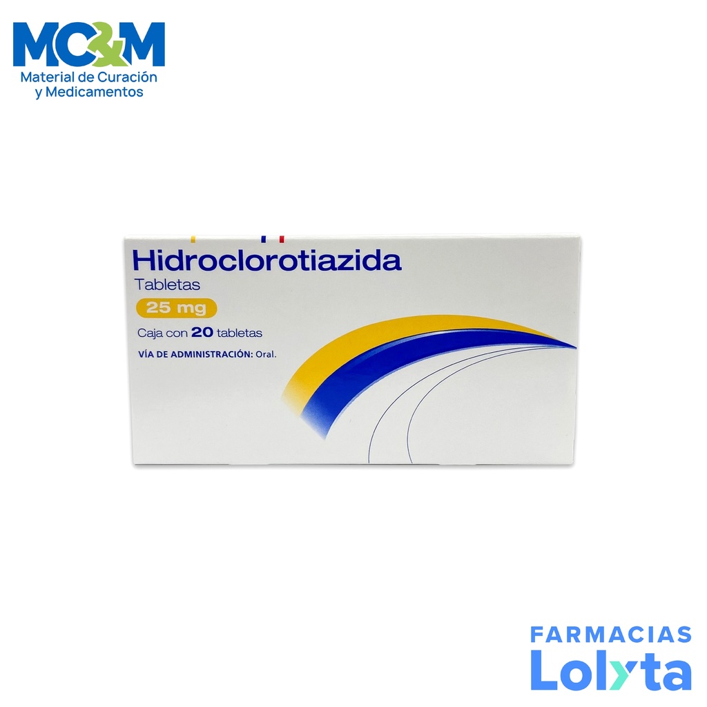 HIDROCLOROTIAZIDA 25 MG C/20 TAB LAB NEOLPHARMA