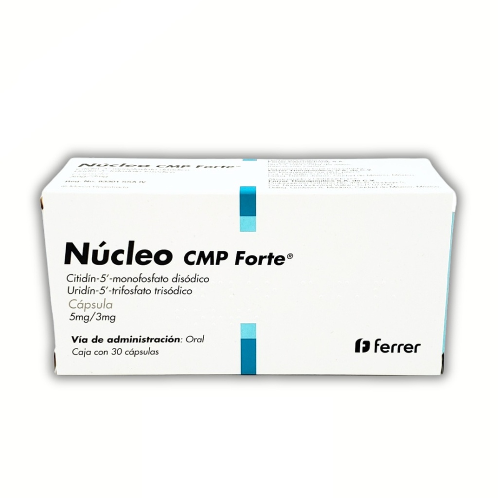 NUCLEO CMP FORTE 5MG/3MG C/30 CAP CITIDIN URIDIN LAB FERRER