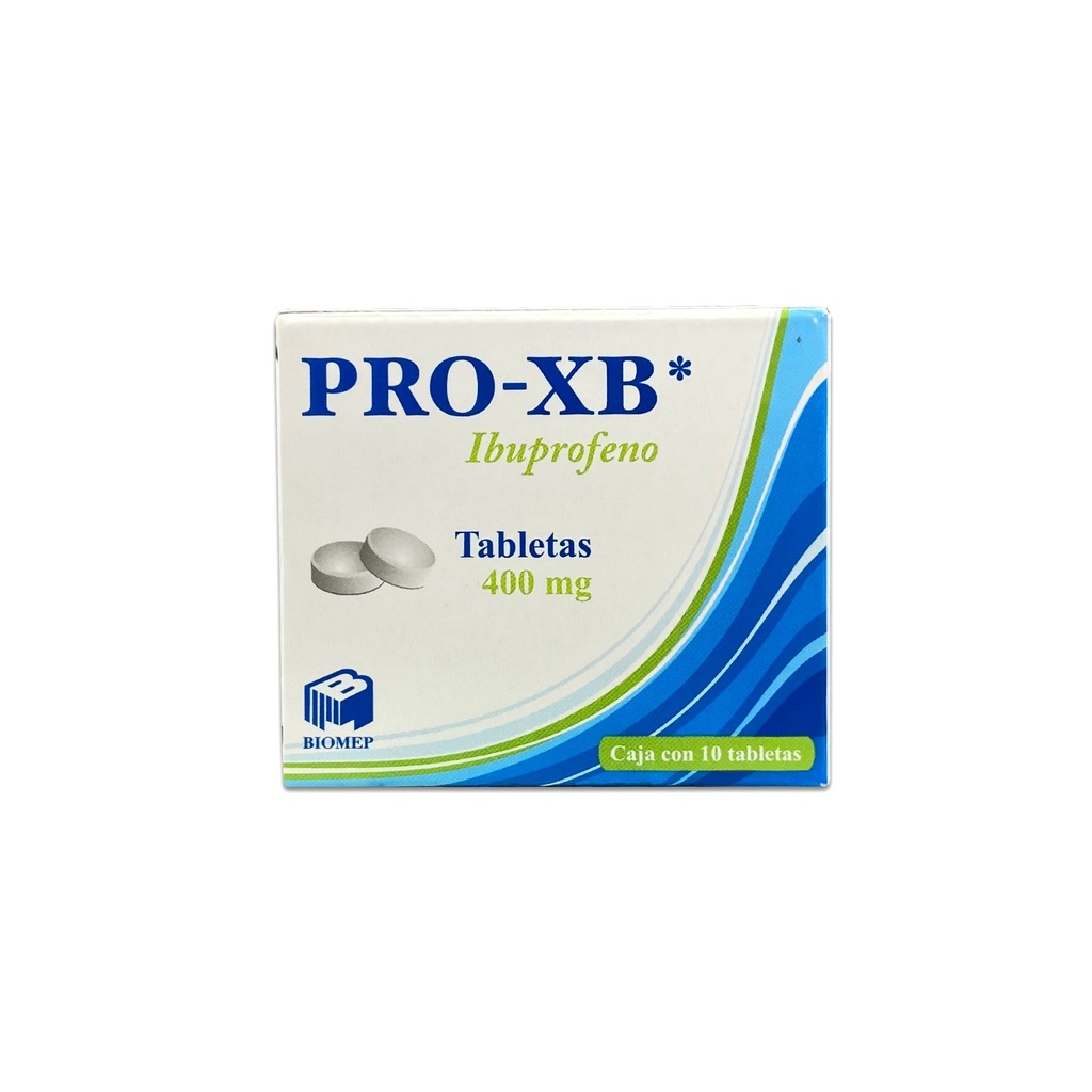 IBUPROFENO 400 MG C/10 TAB PRO-XB LAB BIOMEP