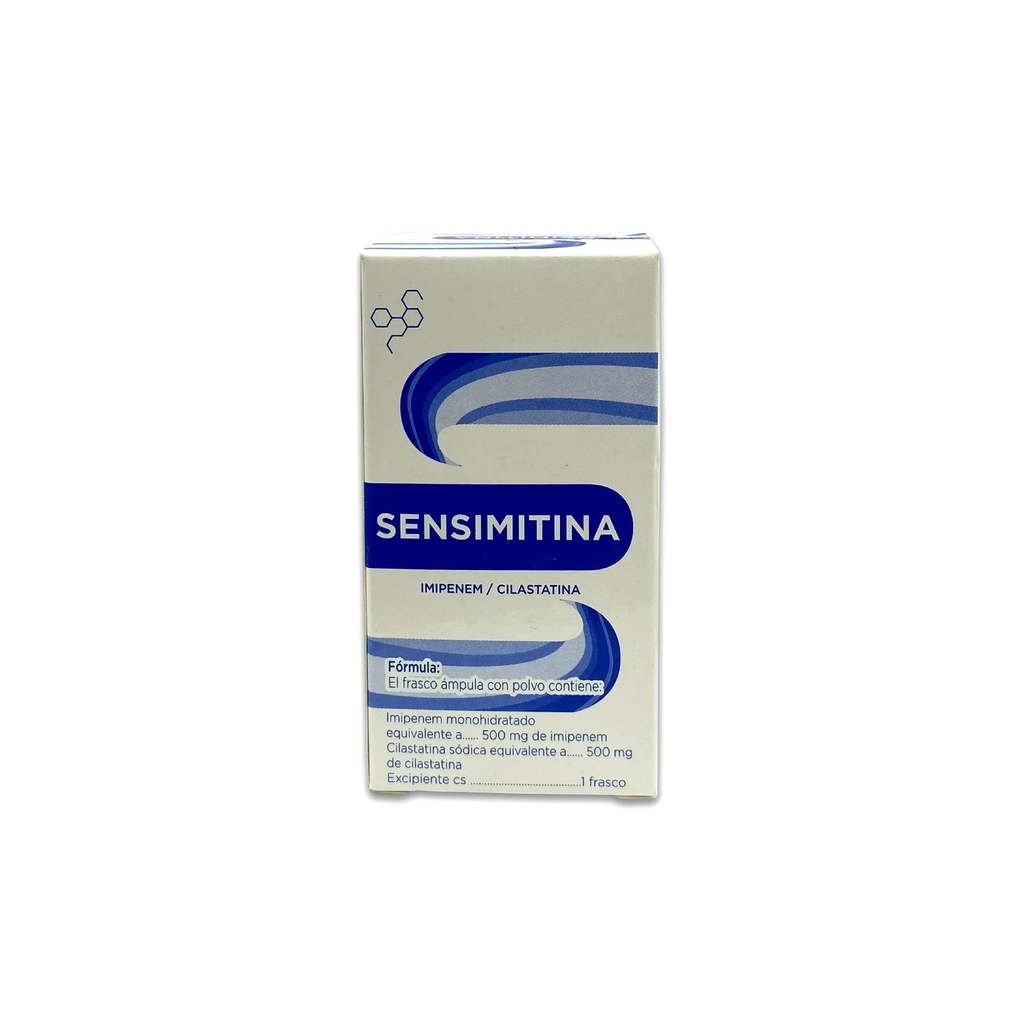 IMIPENEM/CILASTATINA SOL INY 500MG/500MG SENSIMITINA LAB JAYOR