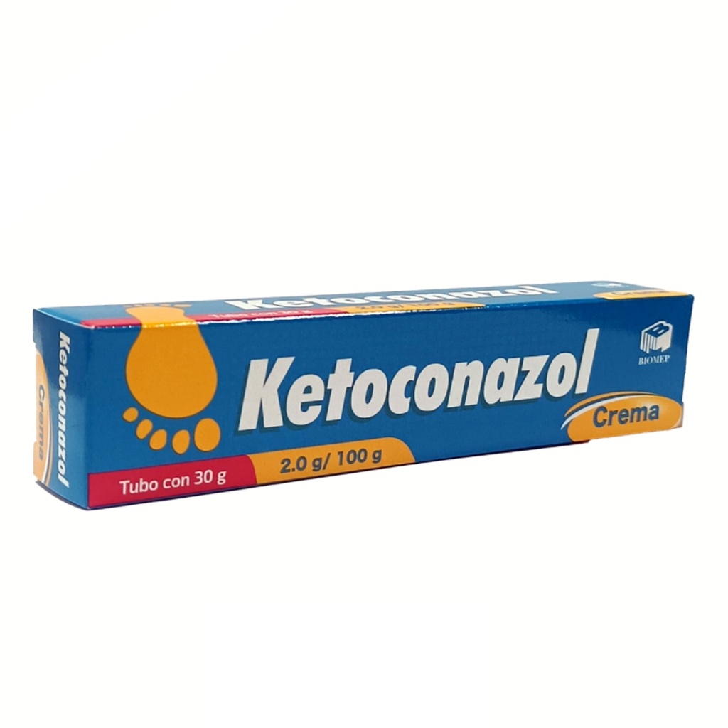 KETOCONAZOL 2% CREMA 2 G/100 G TUBO C/30 G LAB BIOMEP
