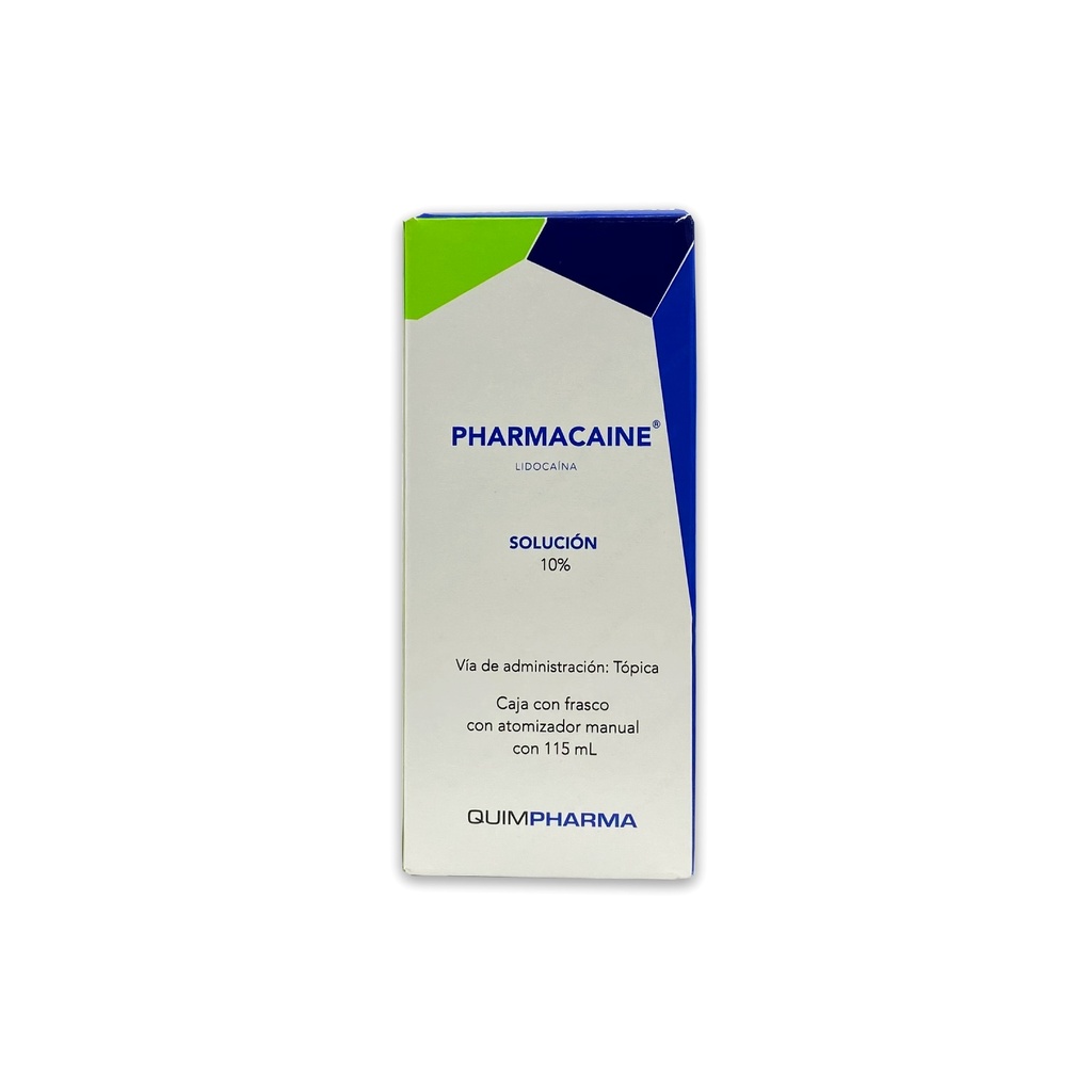 LIDOCAINA 10 G C/115 ML SOL SPRAY PHARMACAINE 10% LAB QUIMPHARMA