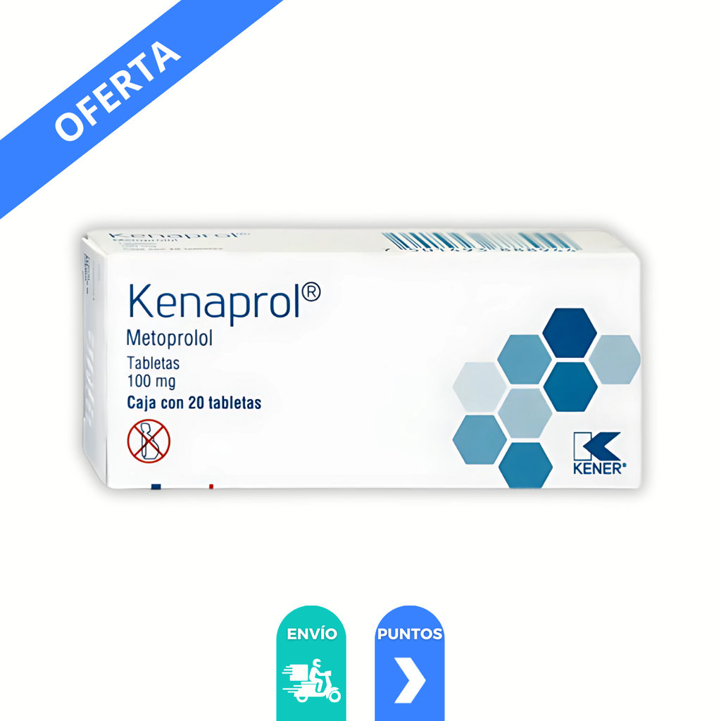 METOPROLOL 100 MG C/20 TAB KENAPROL LAB KENER