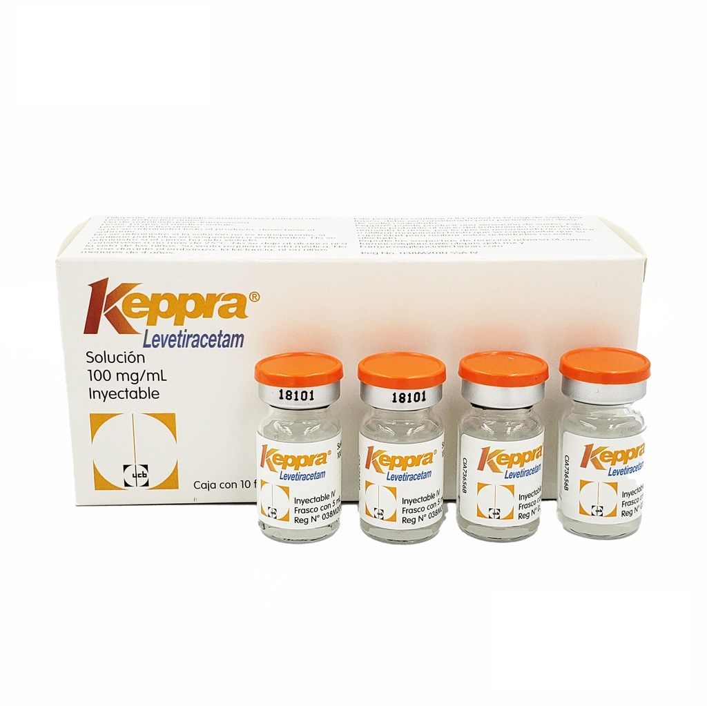 KEPPRA IV SOL INY 100 MG/ML C/10 AMP LEVETIRACETAM LAB UCB PHARMA