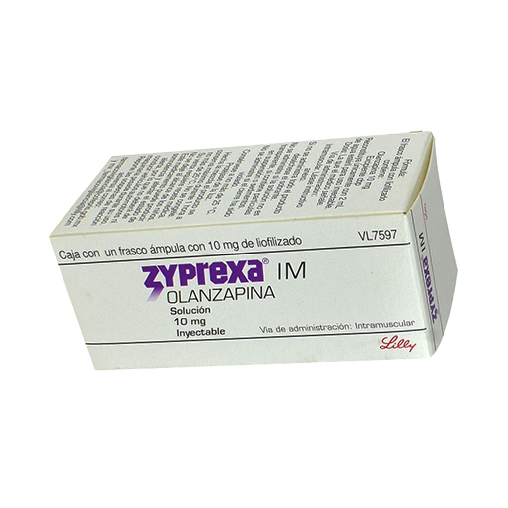 [613] ZYPREXA SOL INY 10 MG 2 ML IM OLANZAPINA LAB LILLY