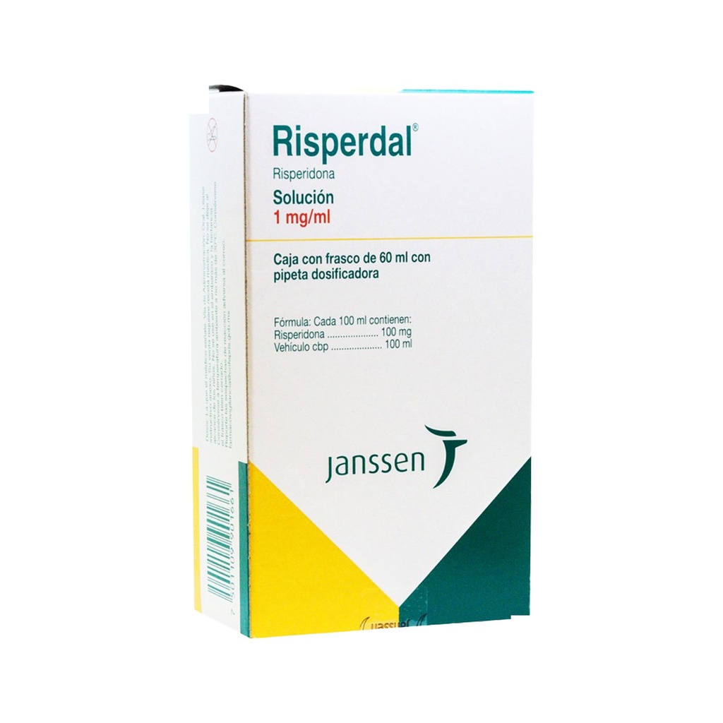 RISPERDAL SOL ORAL 1MG C/60 ML RISPERIDONA LAB JANSSEN