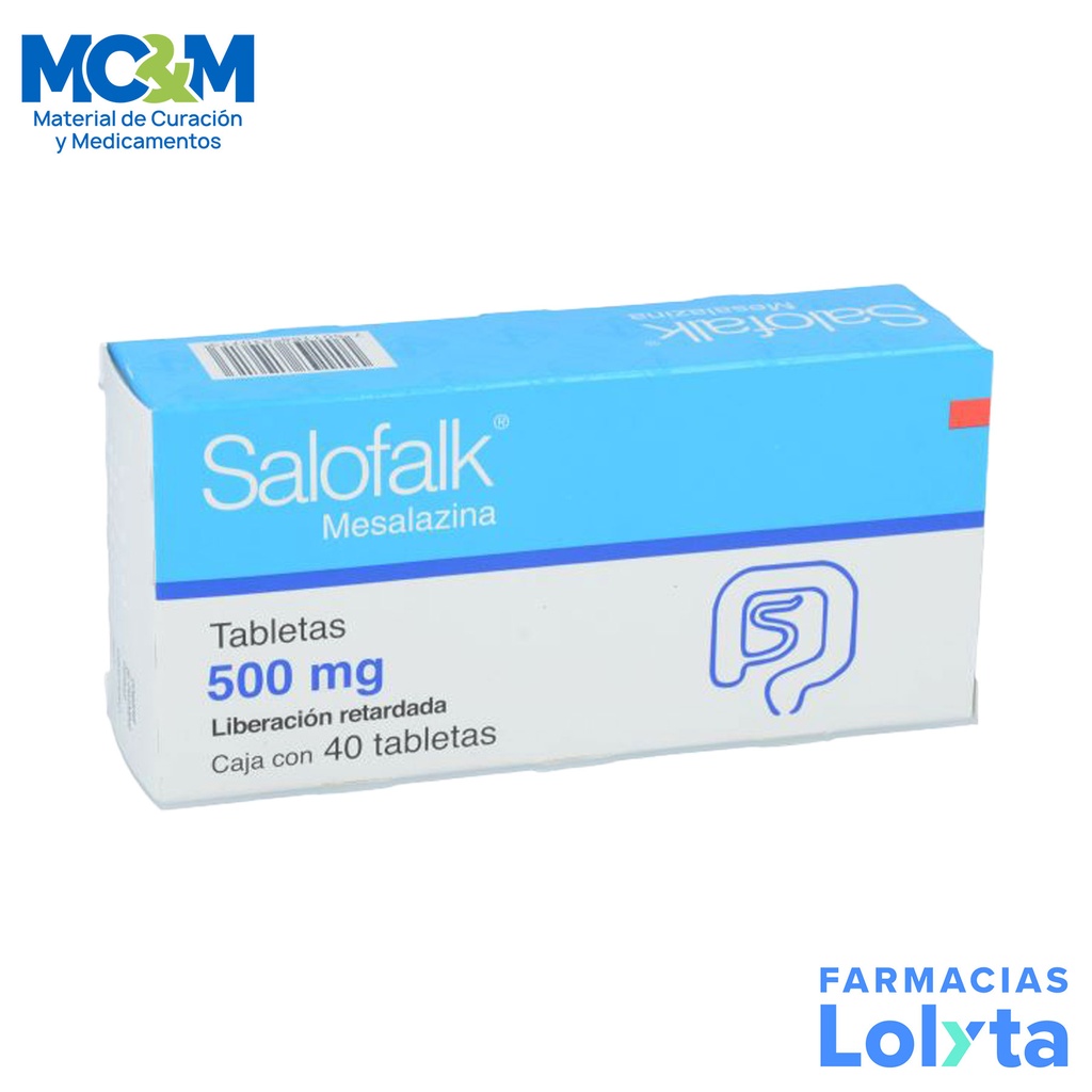 [664] SALOFALK 500MG C/40 TAB MESALAZINA LAB SCHWABE