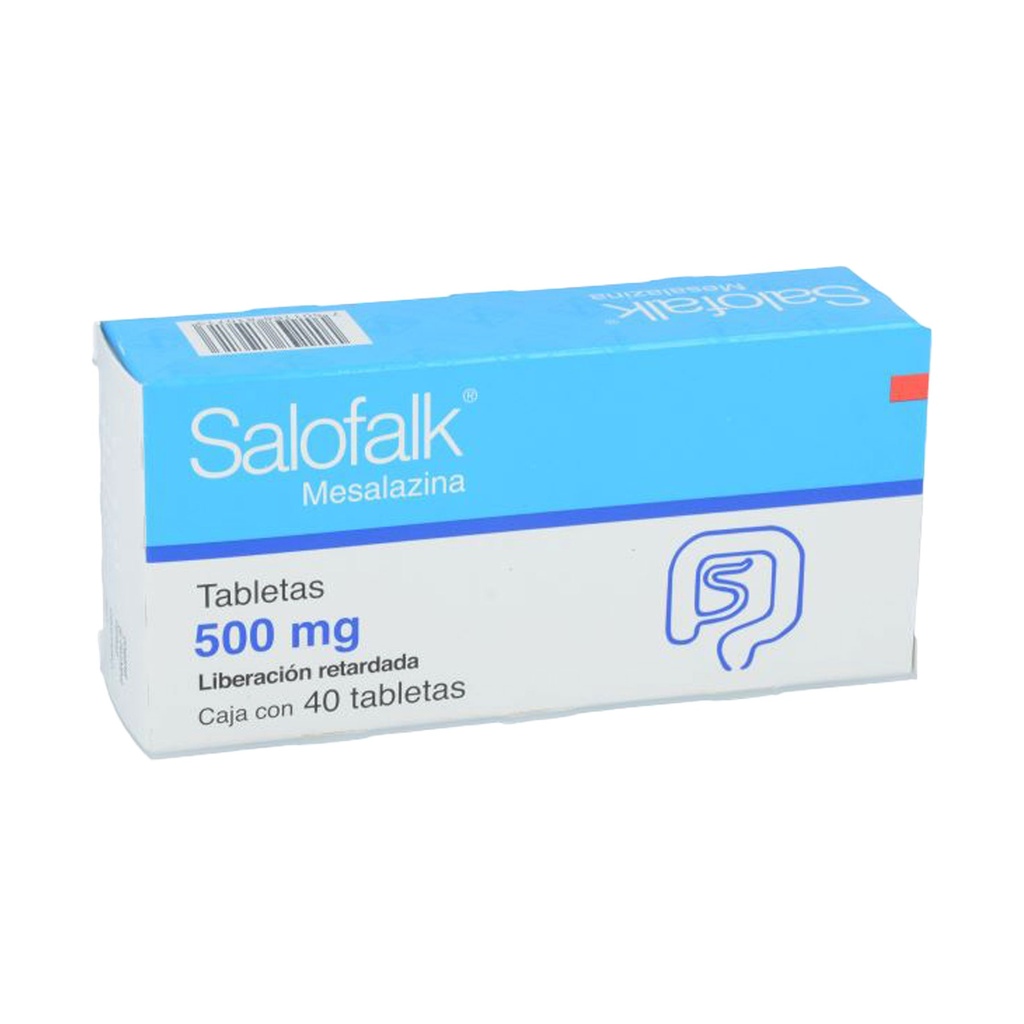 SALOFALK 500MG C/40 TAB MESALAZINA LAB SCHWABE