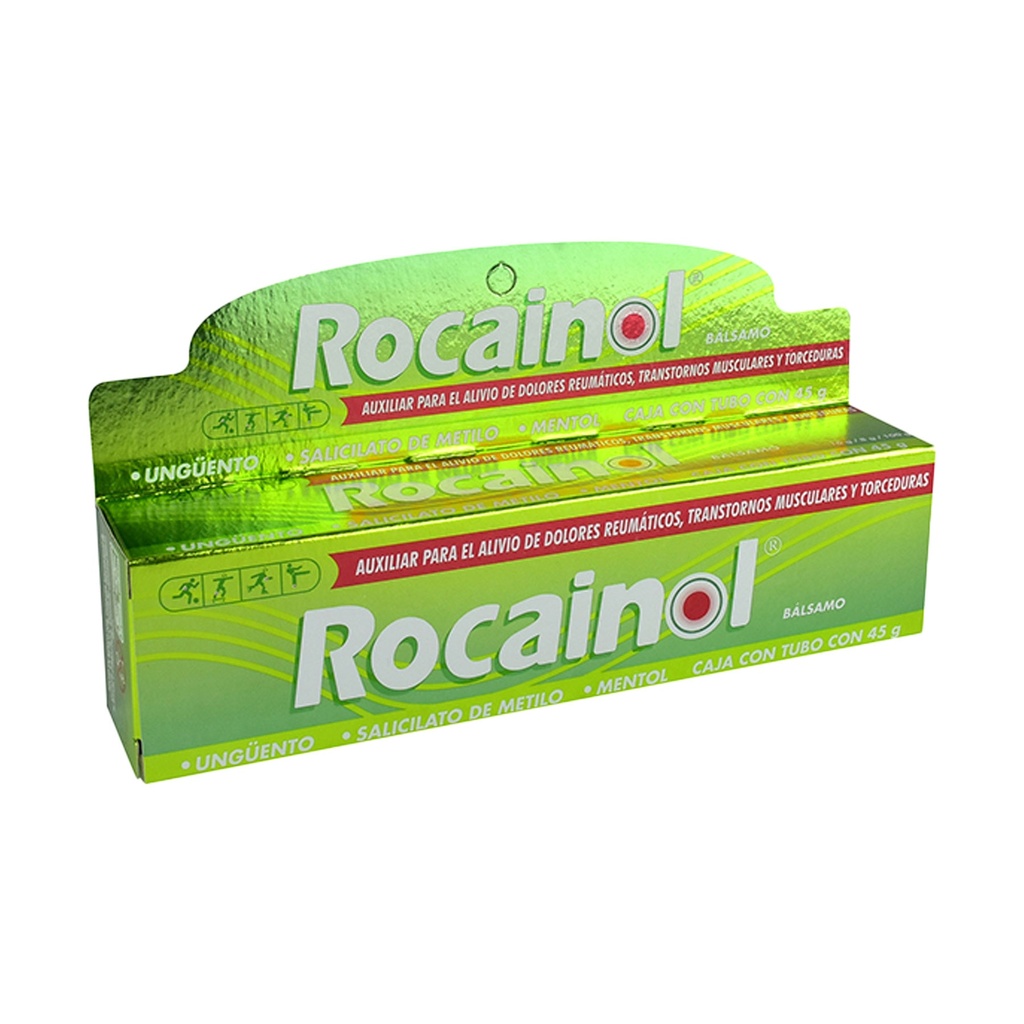 ROCAINOL UNGÜENTO 16/8 G/100 G TUBO C/45 G SALICILATO DE METILO MENTOL LAB KSK