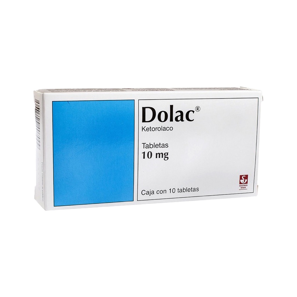 DOLAC 10 MG C/10 TAB KETOROLACO SIEGFRIED RHEIN