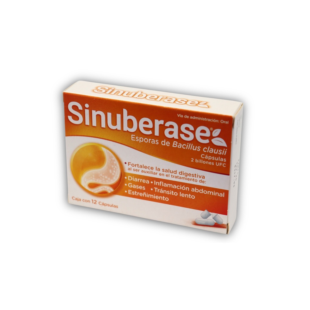 [682] SINUBERASE 2 BILLONES UFC C/12 CAP ESPORAS DE BACILLUS CLAUSII