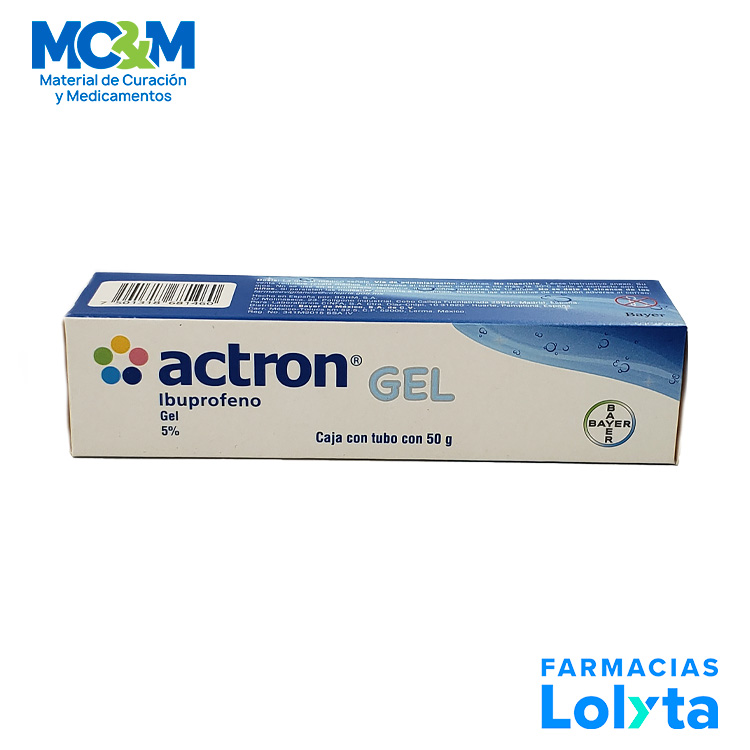 ACTRON GEL 5% IBUPROFENO C/50G LAB BAYER