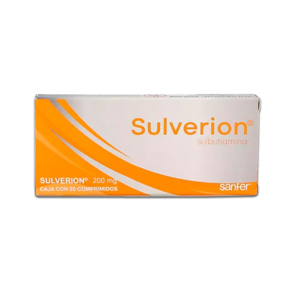 [759] SULVERION 200 MG C/20 CPR SULBUTIAMINA LAB SANFER