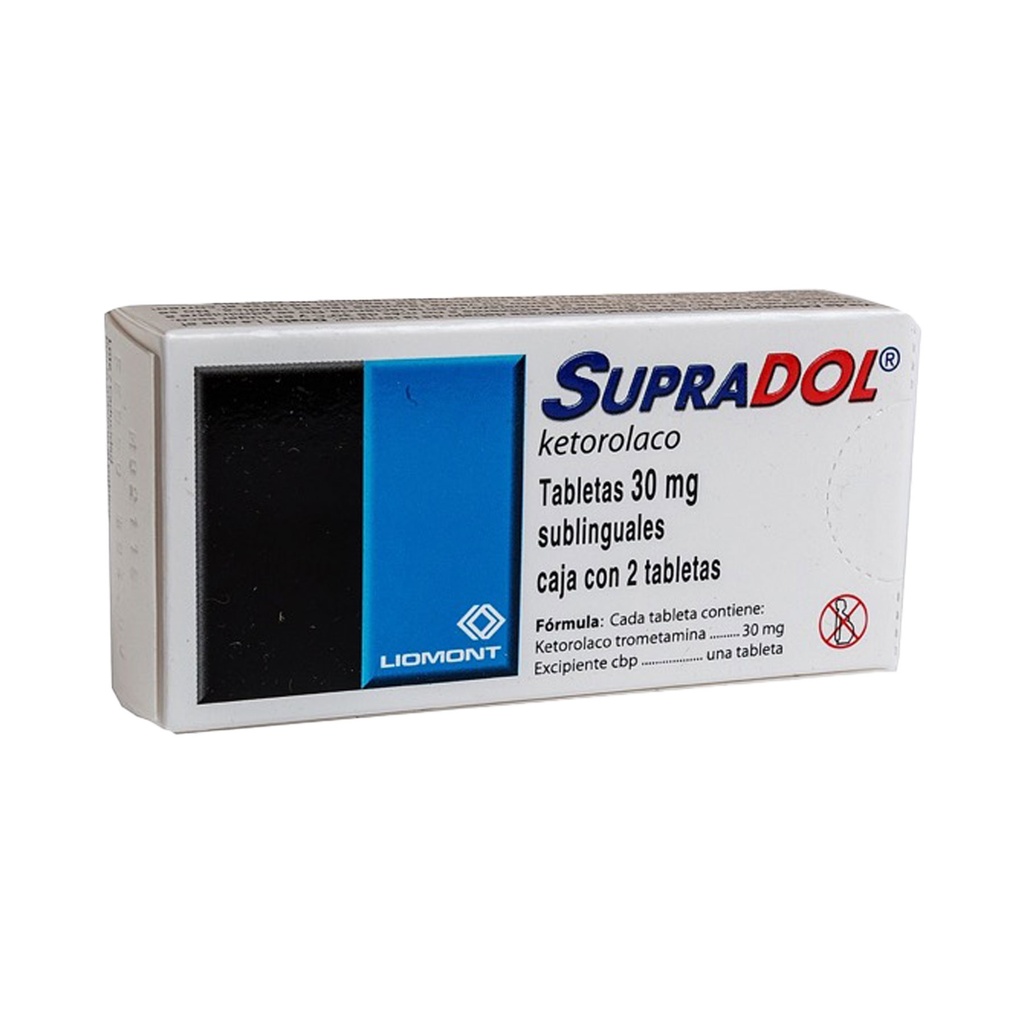 [781] SUPRADOL 30 MG SUBLINGUAL C/2 TAB KETOROLACO LAB LIOMONT