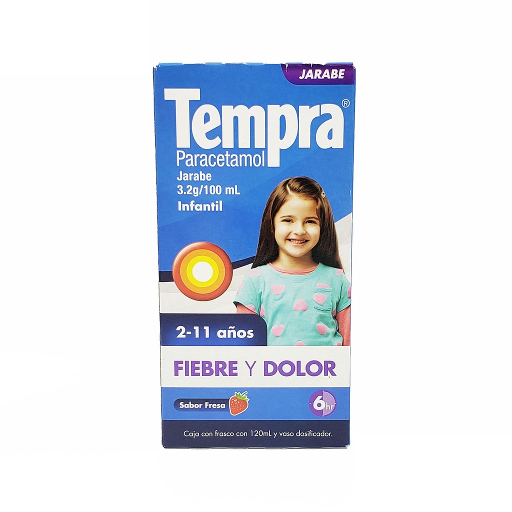 [799] TEMPRA INFANTIL SUSPENSION 3.2 G/100 ML C/120 ML PARACETAMOL LAB RECKITT