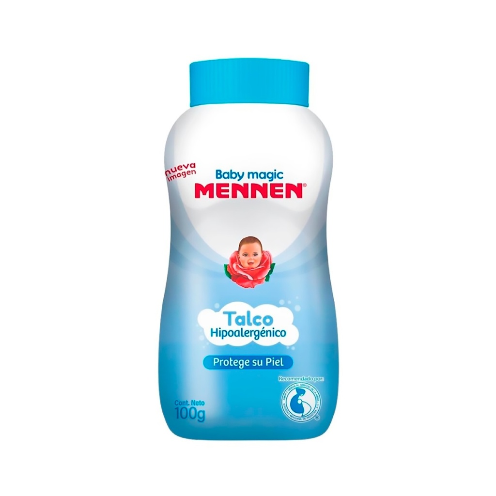 [848] TALCO PARA BEBE BABY MAGIC AZUL C/100 G MENNEN