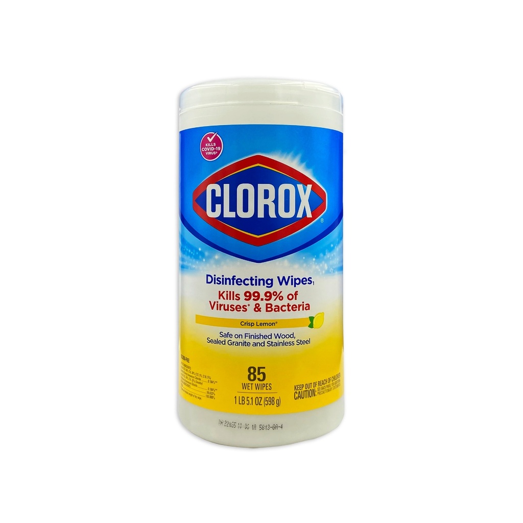 [881] TOALLAS HUMEDAS DESINFECTANTES CLOROX CITRICOS C/85
