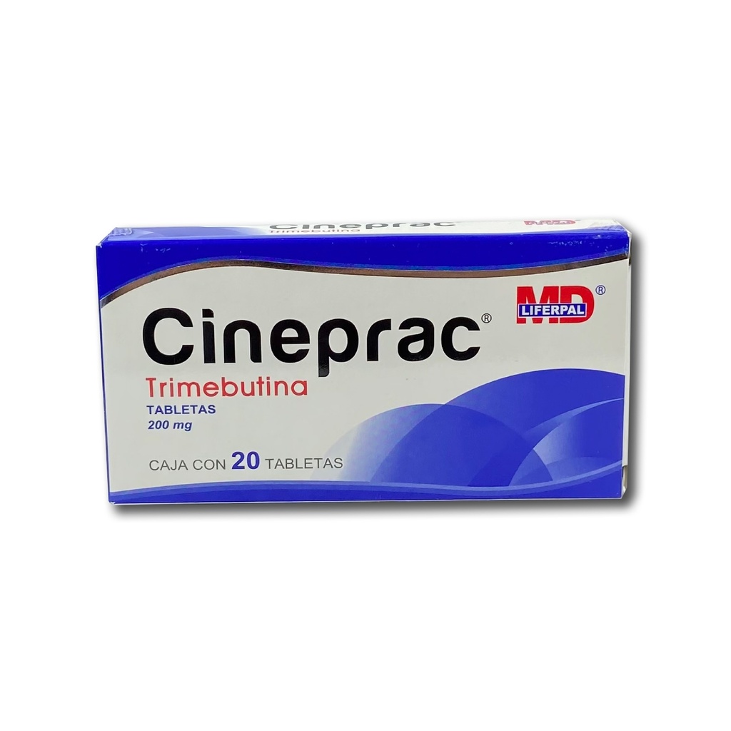 TRIMEBUTINA 200 MG C/20 TAB CINEPRAC LAB LIFERPAL MD