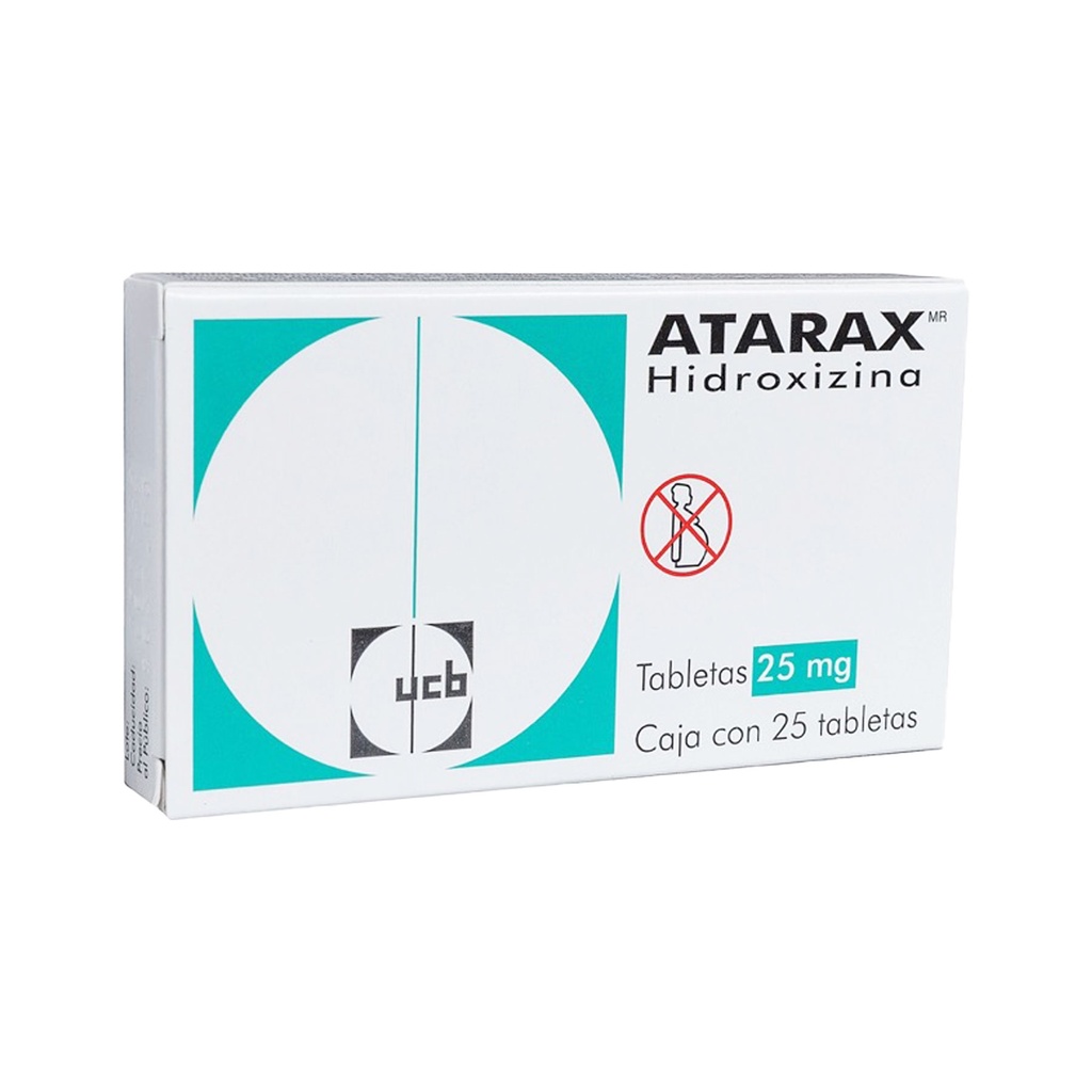 ATARAX 25 MG C/25 TAB HIDROXIZINA LAB UCB
