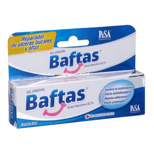 BAFTAS GEL GINGIVAL 0.2% C/15 ML ACIDO HIALURONICO LAB PISA