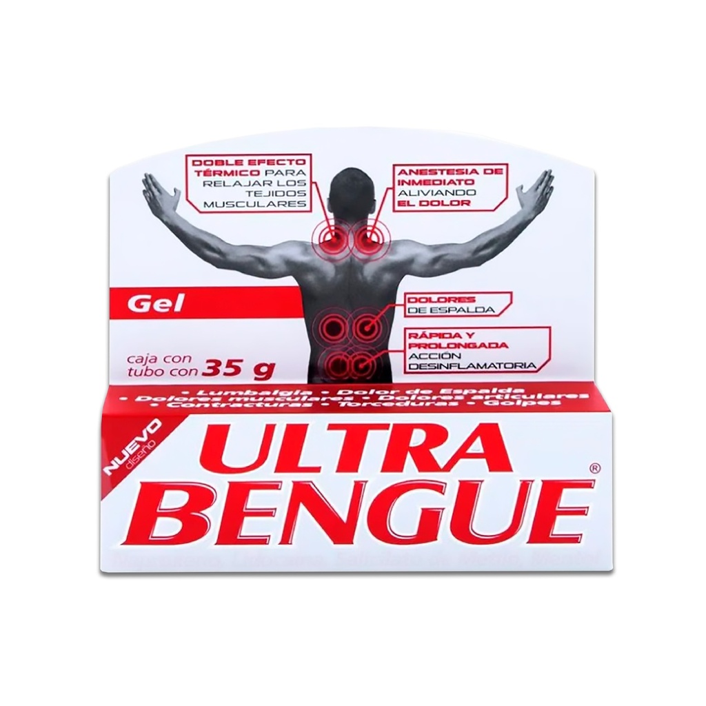 [934] ULTRA BENGUE ROJO GEL C/35 GR LAB GENOMMA