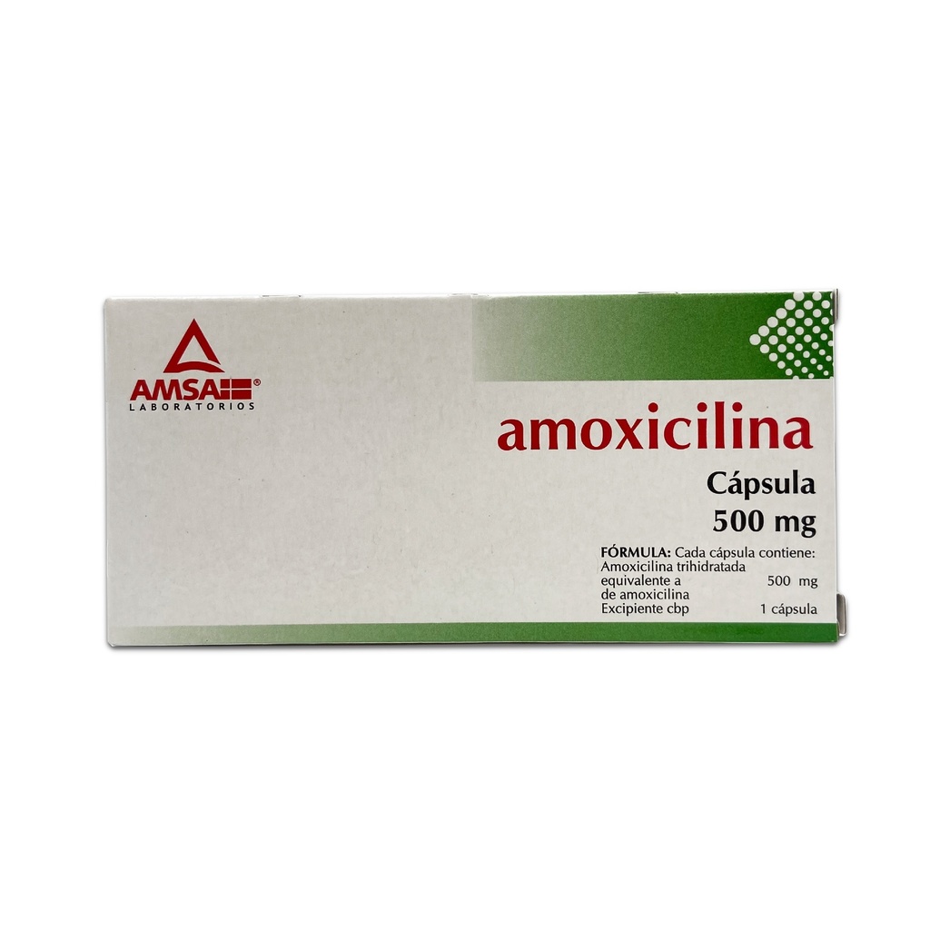 [1004] AMOXICILINA 500 MG C/12 CAP LAB AMSA