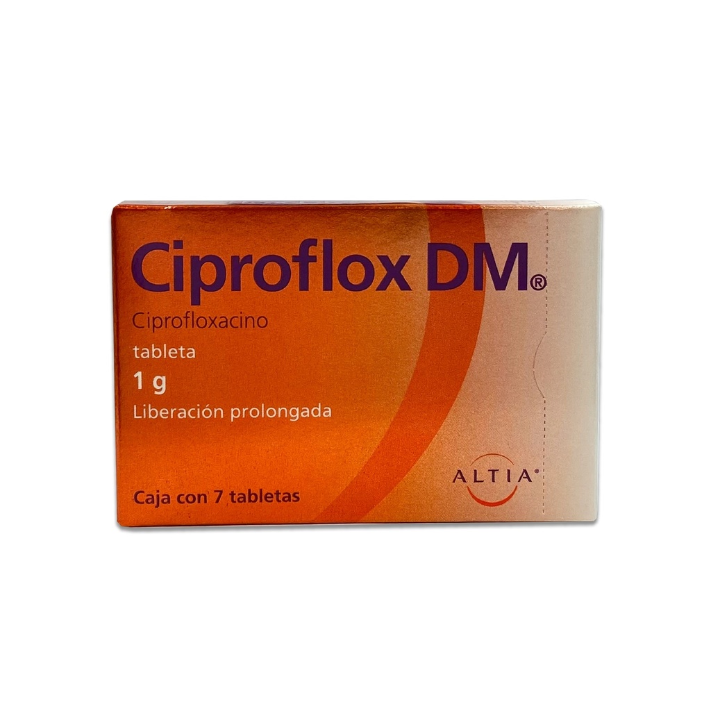 CIPROFLOX DM 1G CIPROFLOXACINO C/7 TAB ALTIA