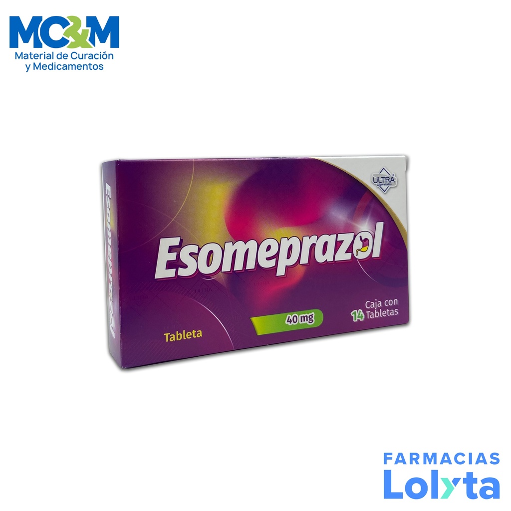 ESOMEPRAZOL 40 MG C/14 TAB LAB ULTRA