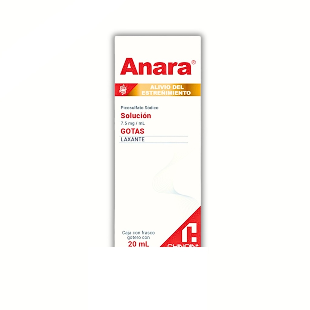 [1056] ANARA SOL ORAL 7.5 MG/ML FCO GOTERO C/20 ML PICOSULFATO SODICO LAB CHINOIN