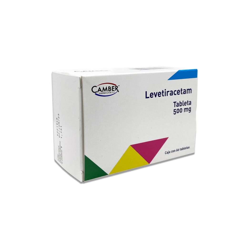 LEVETIRACETAM 500 MG C/60 TAB LAB CAMBER PHARMA