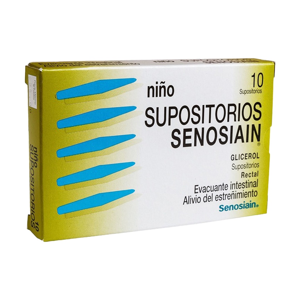 [1064] SUPOSITORIOS SENOSIAIN 1380 MG C/10 SUPOSITORIOS NIÑO GLICEROL LAB SENOSIAIN
