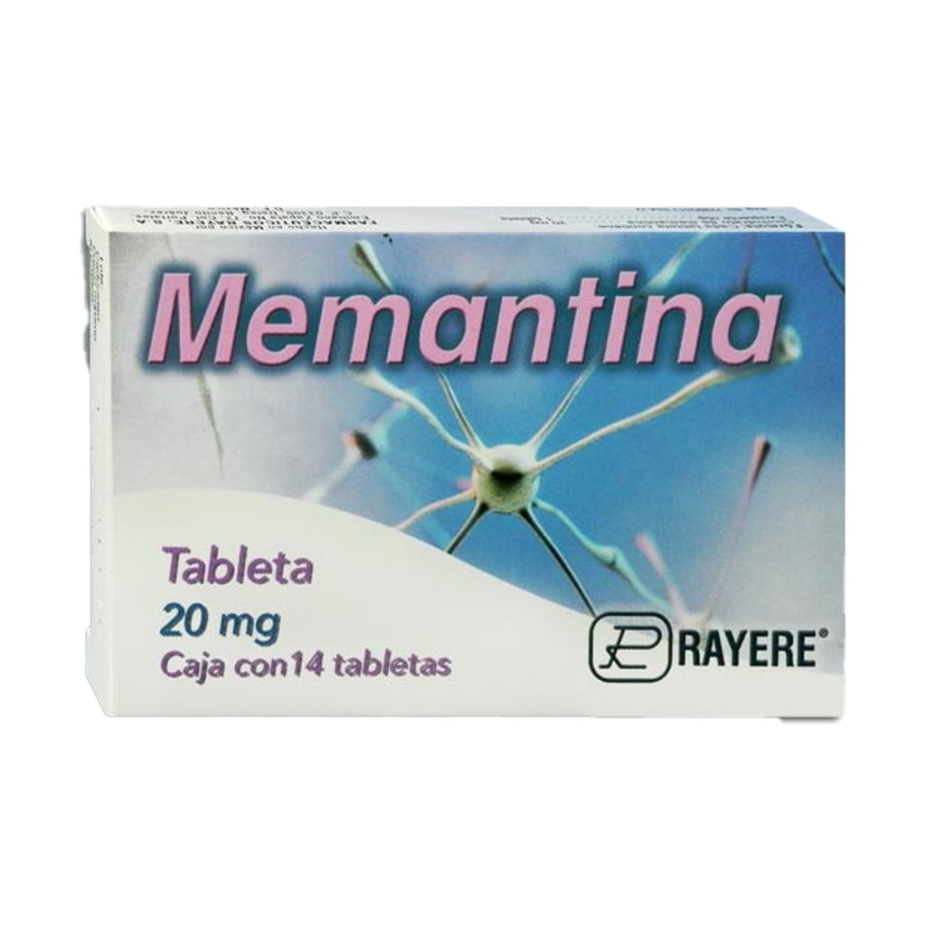 MEMANTINA 20 MG C/14 TAB LAB RAYERE