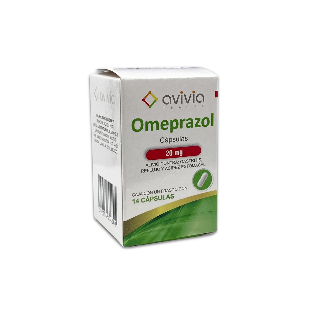 OMEPRAZOL 20 MG C/14 CAP LAB AVIVIA