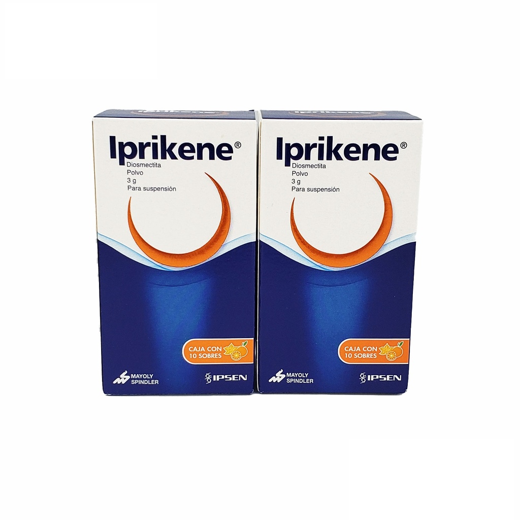 IPRIKENE 3 G C/10 SOBRES POLVO SABOR NARANJA Y VAINILLA DIOSMECTITA LAB MAYOLY SPINDLER