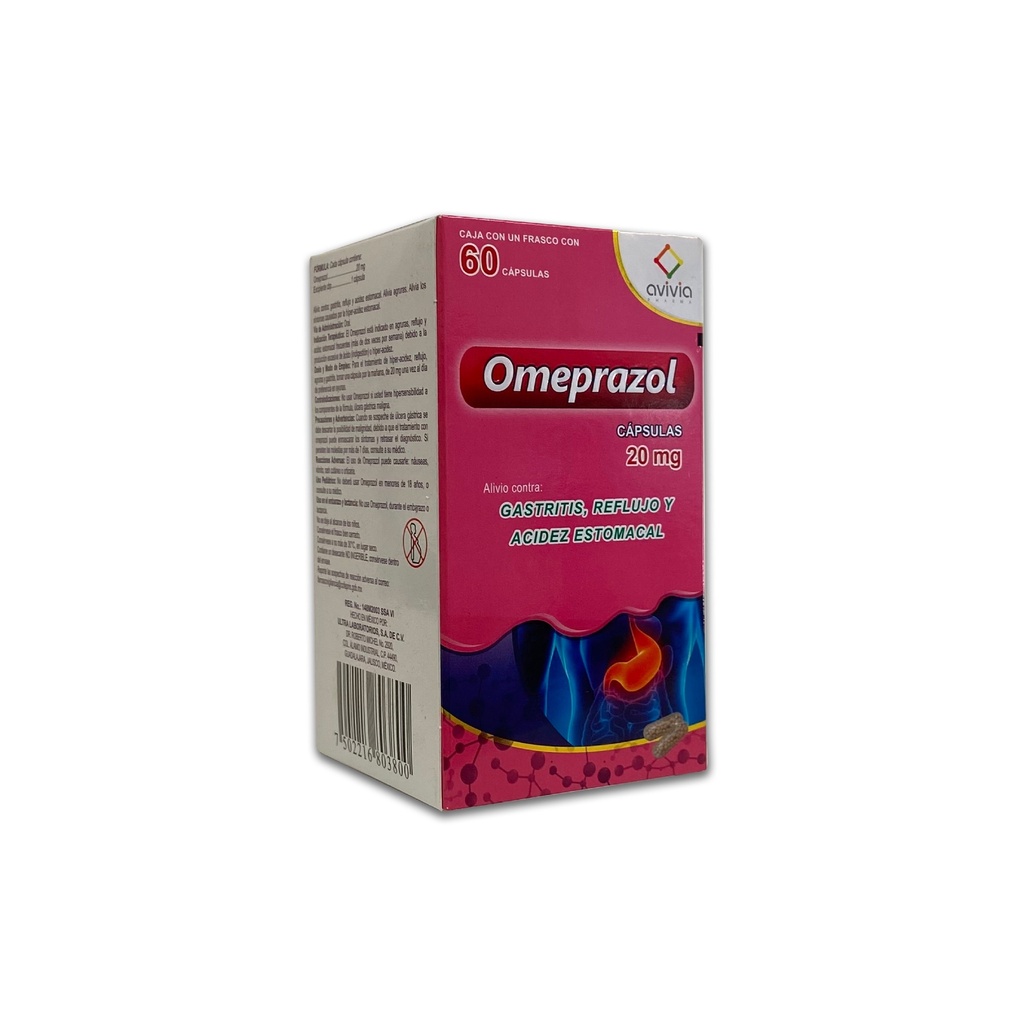 OMEPRAZOL 20MG C/60 CAP LAB AVIVIA